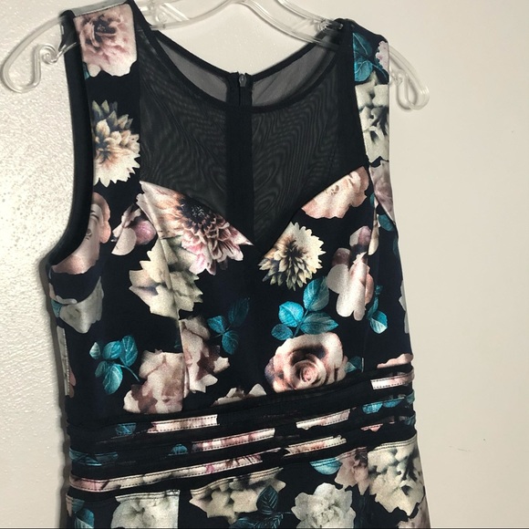 Floral bodycon dress - Picture 3 of 5